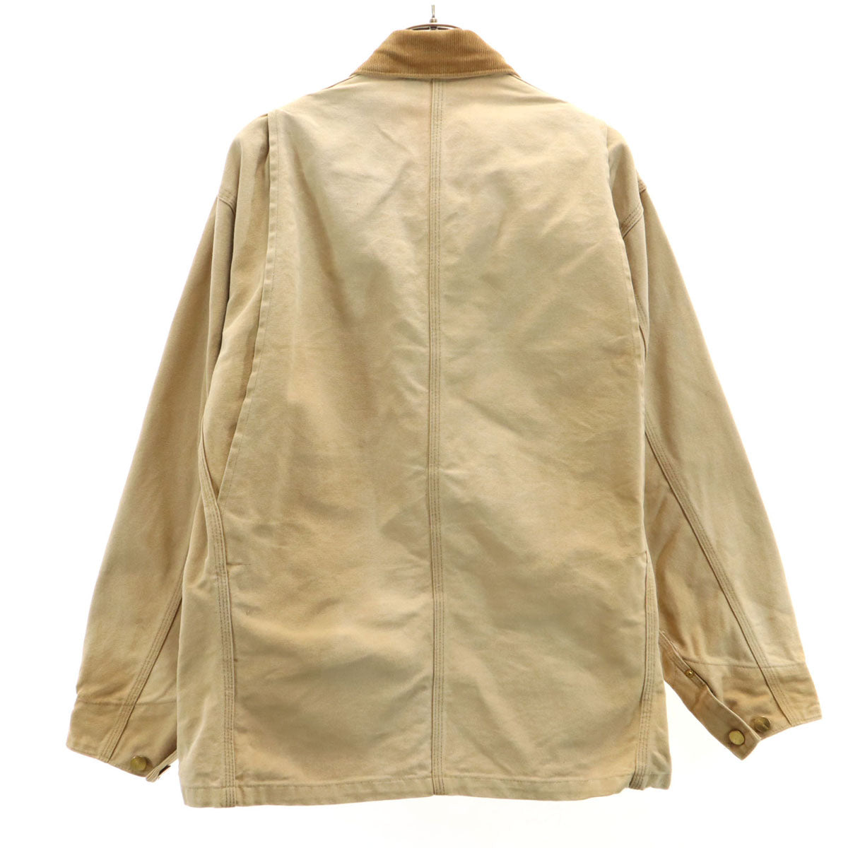 Carhartt カーハート 80s 90s USA製 オールド 裏地無し ミシガンチョア コート 40 ベージュ ダック メンズ