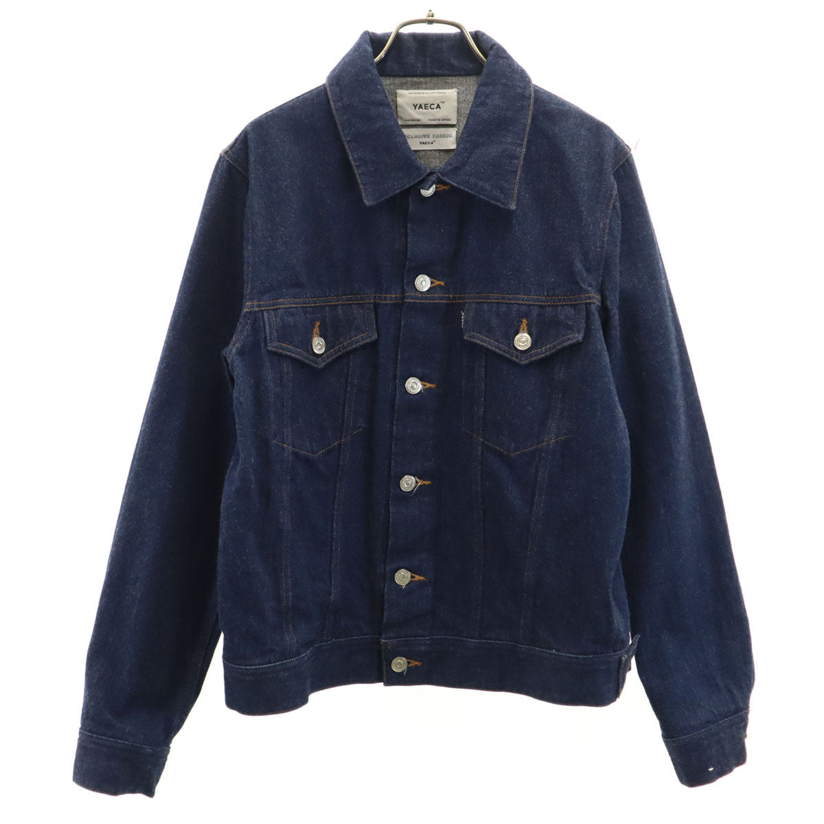 YAECA ヤエカ 日本製 デニムジャケット M インディゴ ジージャン トラッカー 18-13WW メンズ