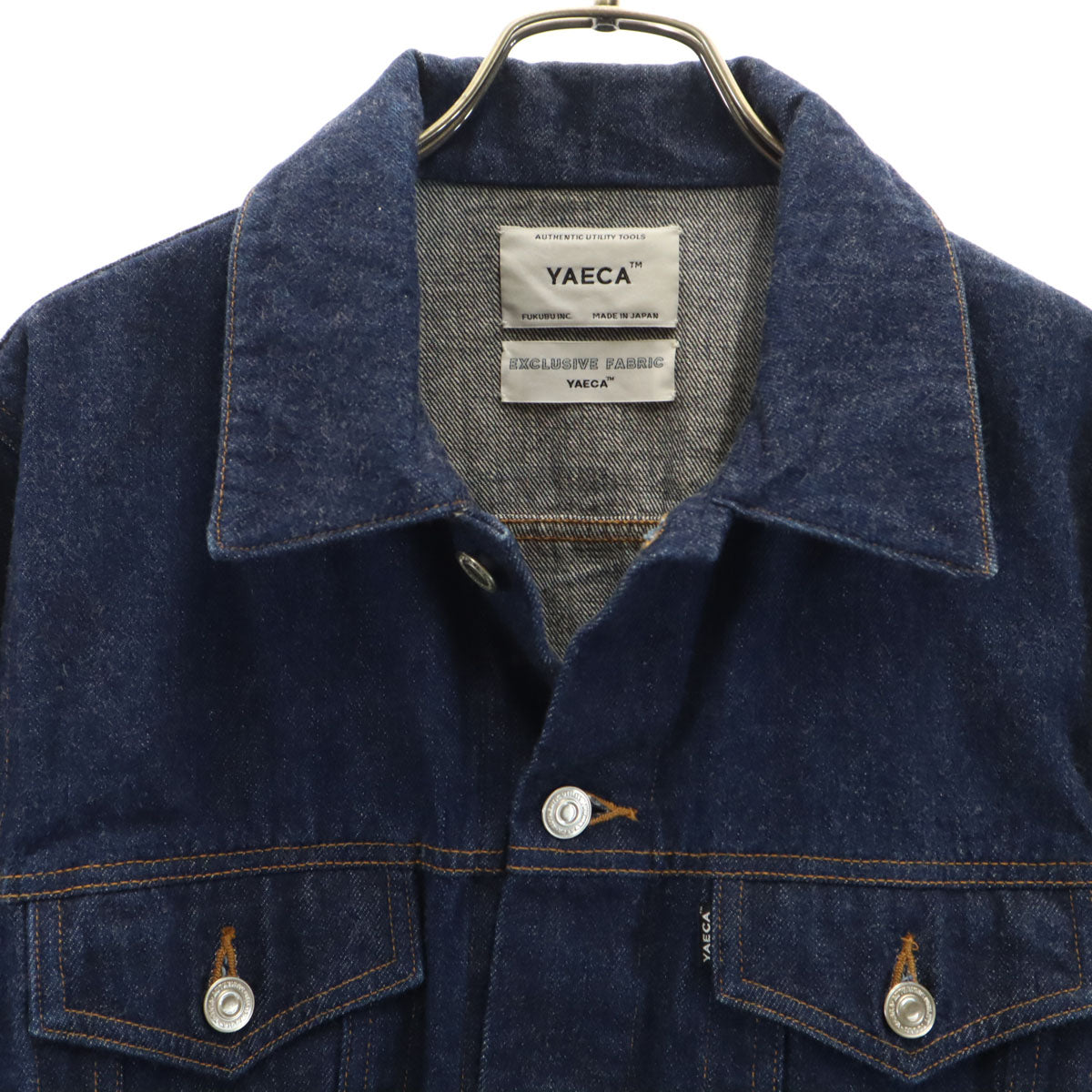 YAECA ヤエカ 日本製 デニムジャケット M インディゴ ジージャン トラッカー 18-13WW メンズ