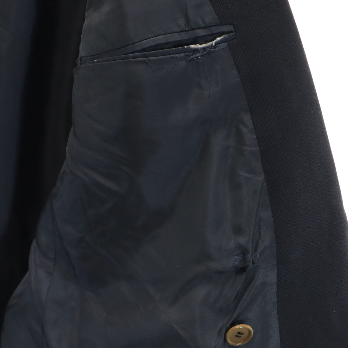 GIORGIO ARMANI ジョルジオアルマーニ イタリア製 テーラードジャケット 50 ネイビー メンズ