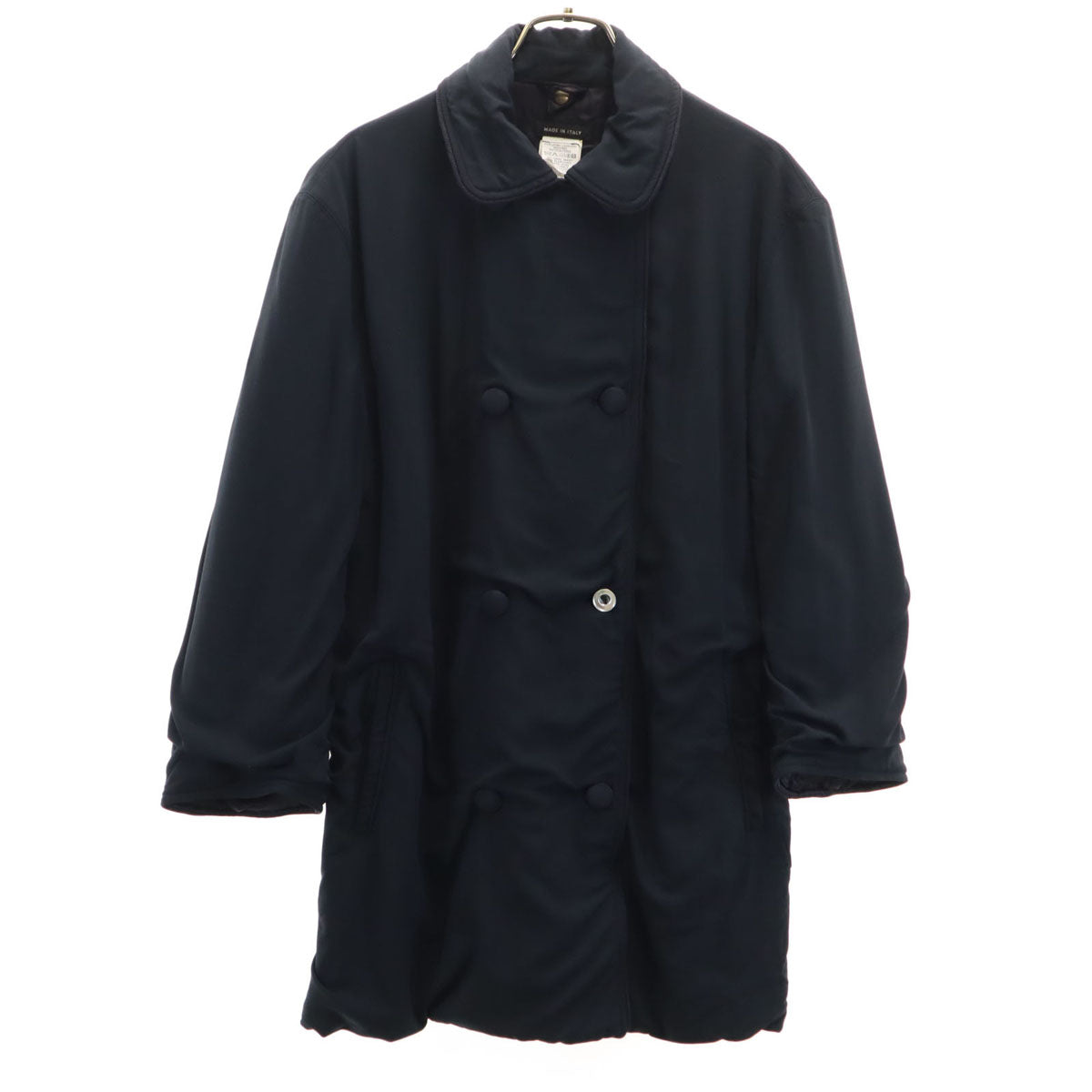 GIORGIO ARMANI ジョルジオアルマーニ 90s イタリア製 オールド コート 40 ネイビー レディース