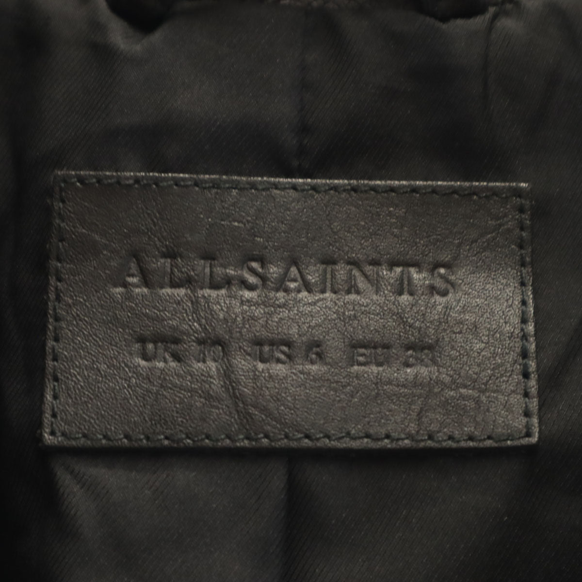ALLSAINTS オールセインツ ライダースジャケット 10 ブラック レディース