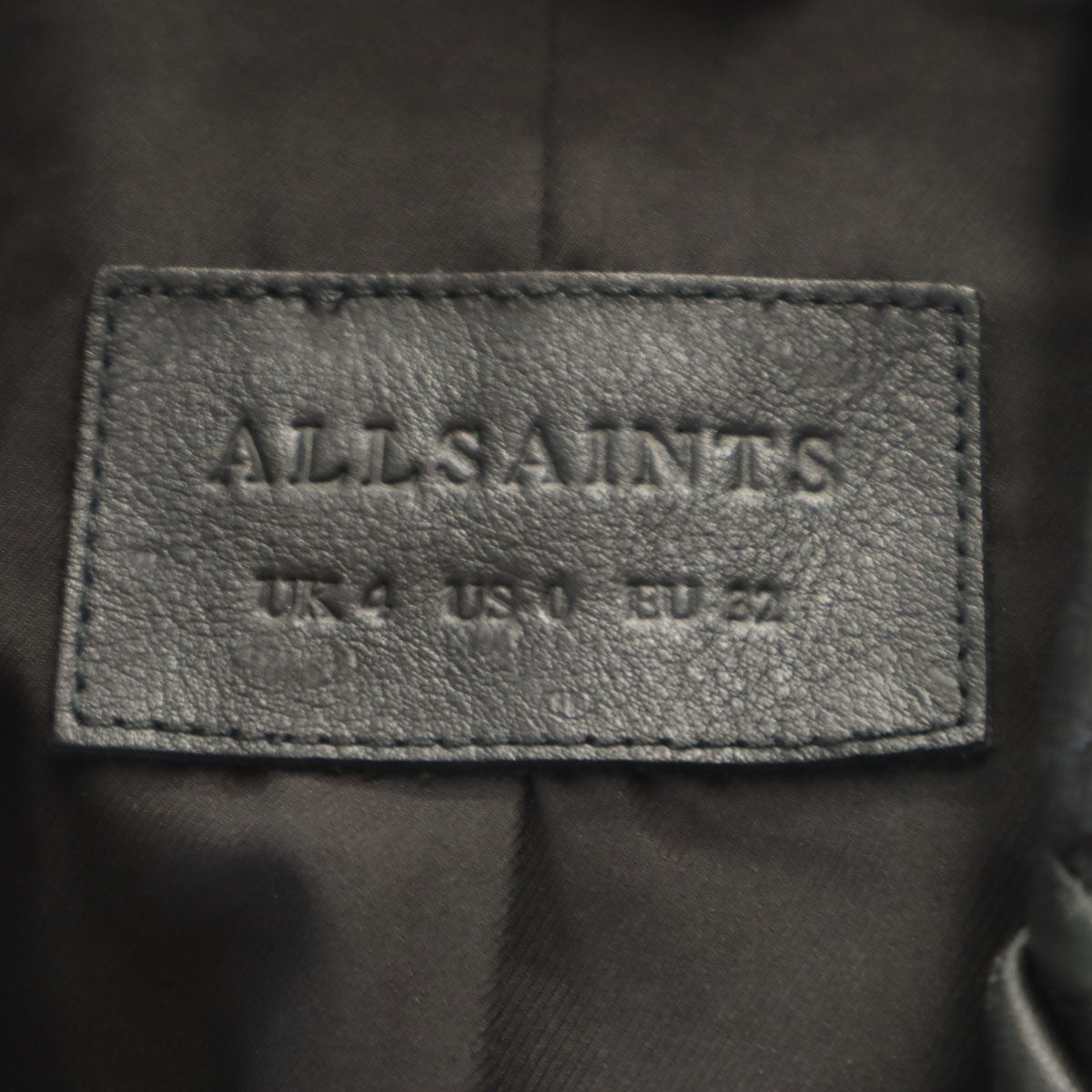 ALLSAINTS オールセインツ ライダースジャケット 4 ブラック レディース