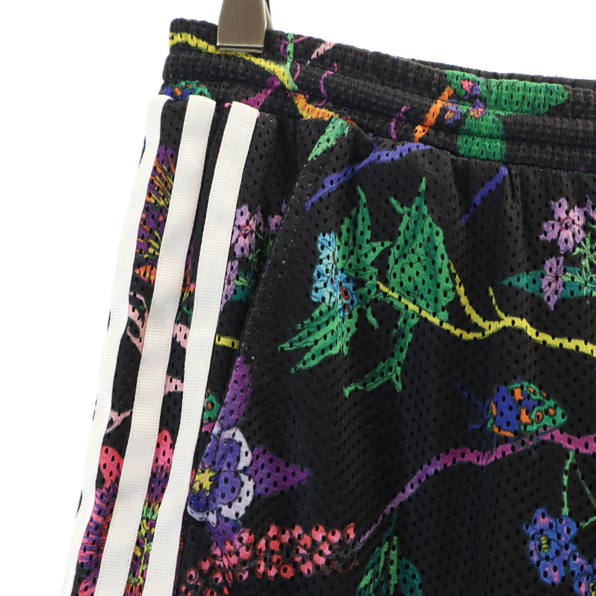 adidas Originals アディダスオリジナルス トレフォイルロゴ 花柄 ウインドブレーカー 上下 セットアップ L ブラック リバーシブル レディース