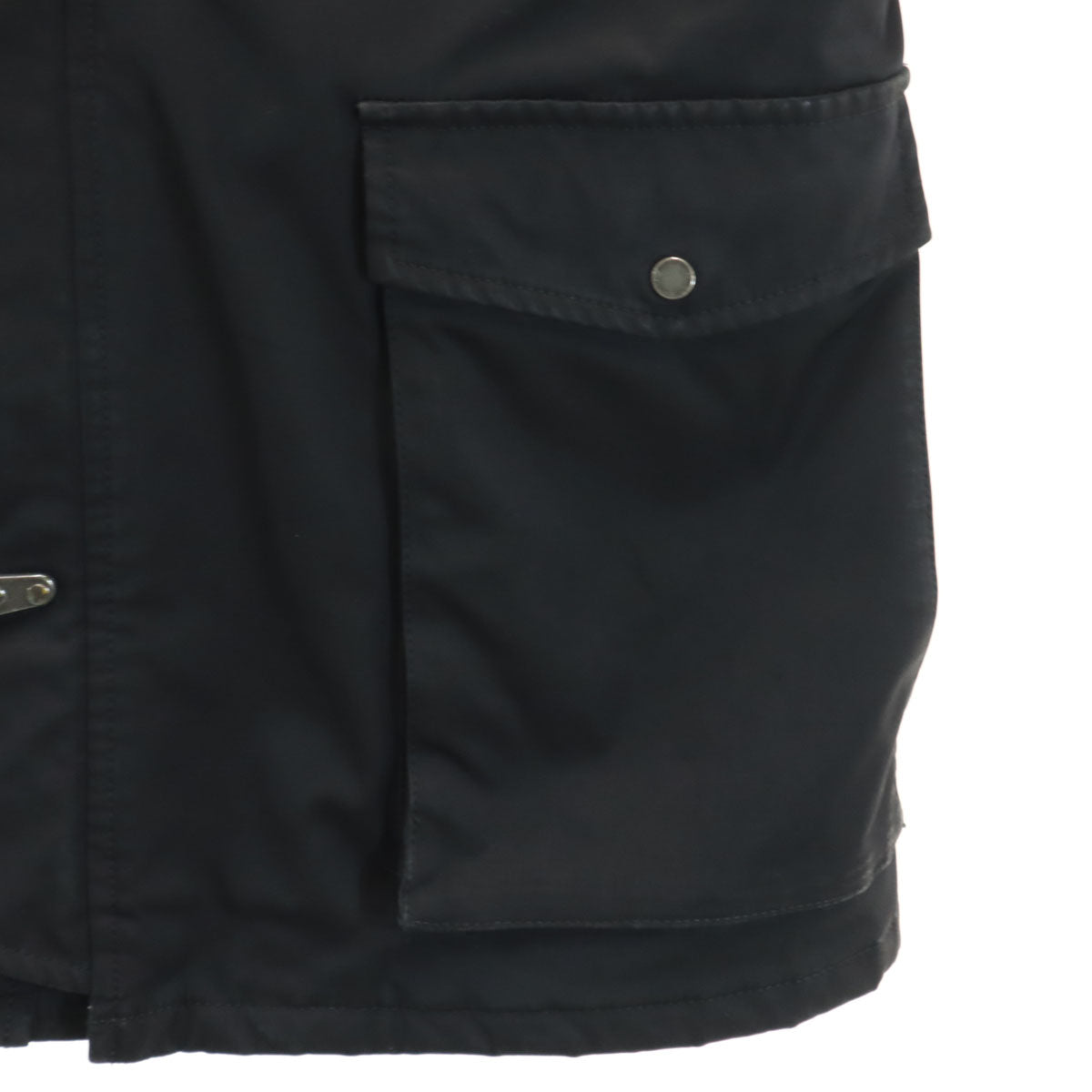 BURBERRY BLACK LABEL バーバリーブラックレーベル バックル付き 中綿ジャケット M ブラック 三陽商会 メンズ