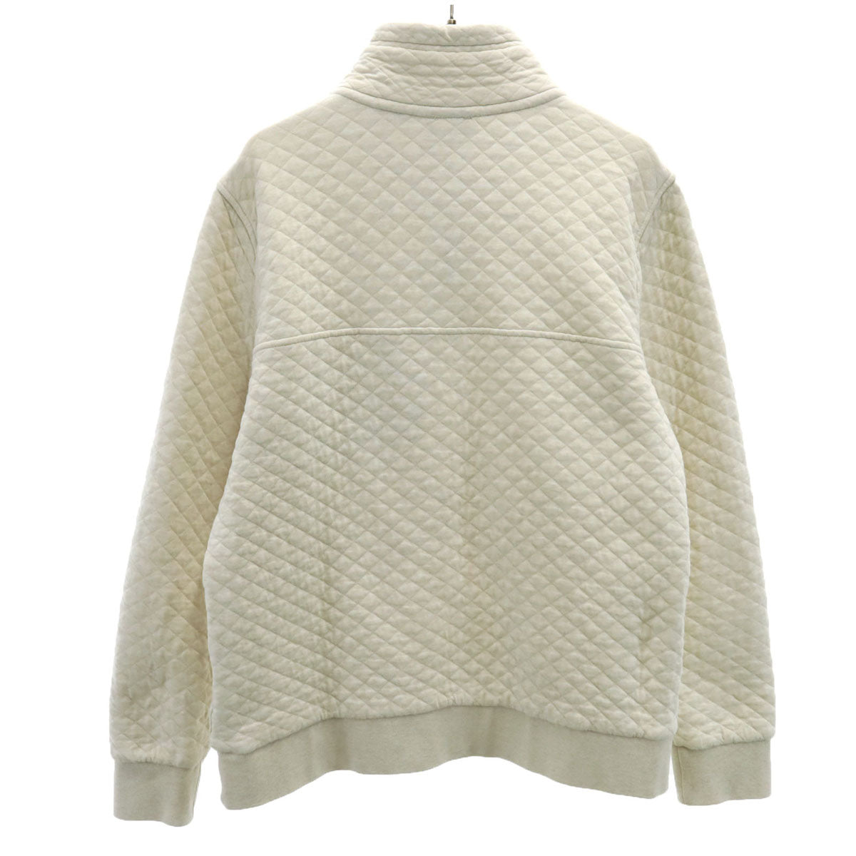 patagonia パタゴニア オーガニックコットン ダイヤモンドキルト スナップT プルオーバー ジャケット S ホワイト アウトドア 25282 メンズ