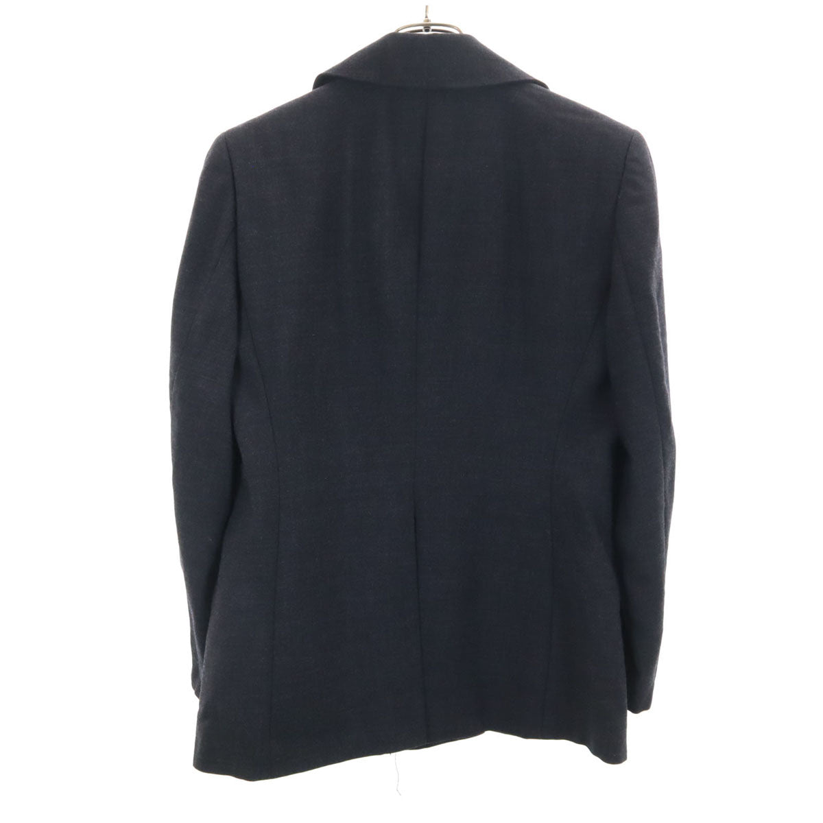 DKNY DONNA KARAN NEW YORK ダナキャランニューヨーク ウール テーラードジャケット 2 グレー ダブルボタン ブレザー レディース