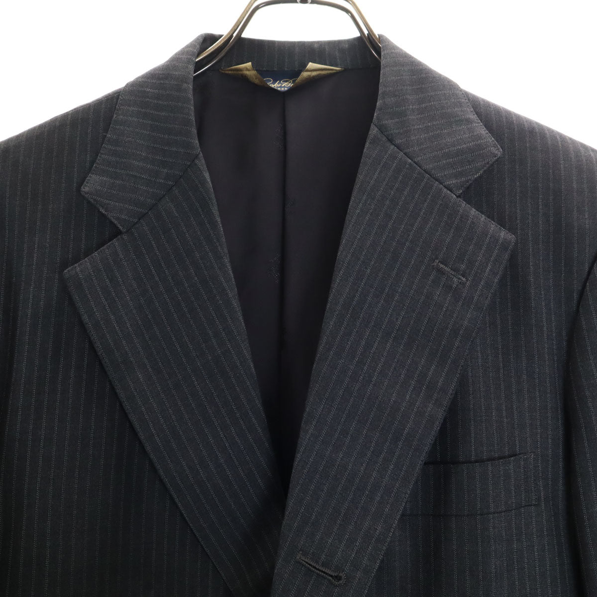 Brooks Brothers ブルックスブラザーズ ストライプ柄 スーツ 上下 セットアップ グレー メンズ