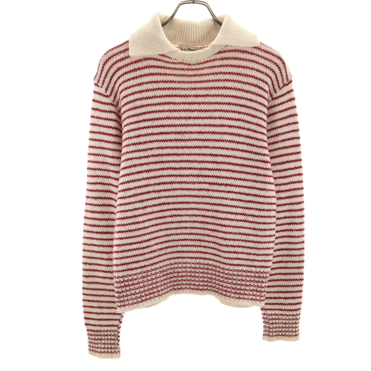 L.L.Bean エルエルビーン 80s 90s オールド 長袖 セーター ホワイト系 ニット アウトドア メンズ