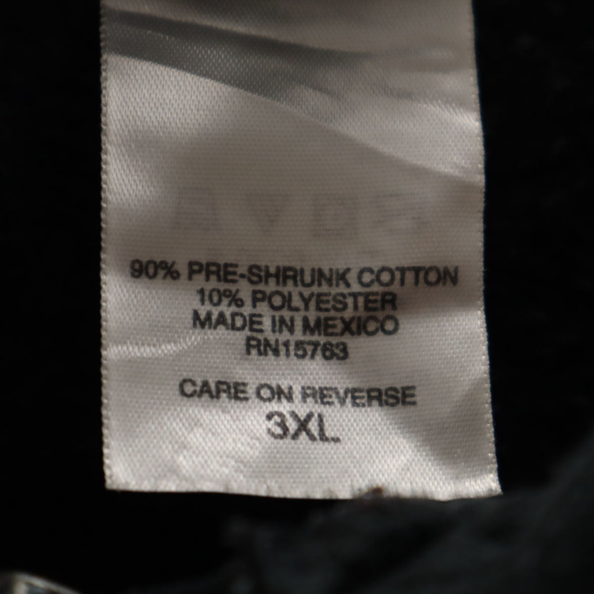 HARLEY DAVIDSON ハーレーダビッドソン バックプリント 長袖 スウェット ジップパーカー 3XL ブラック 裏起毛 ビッグサイズ メンズ