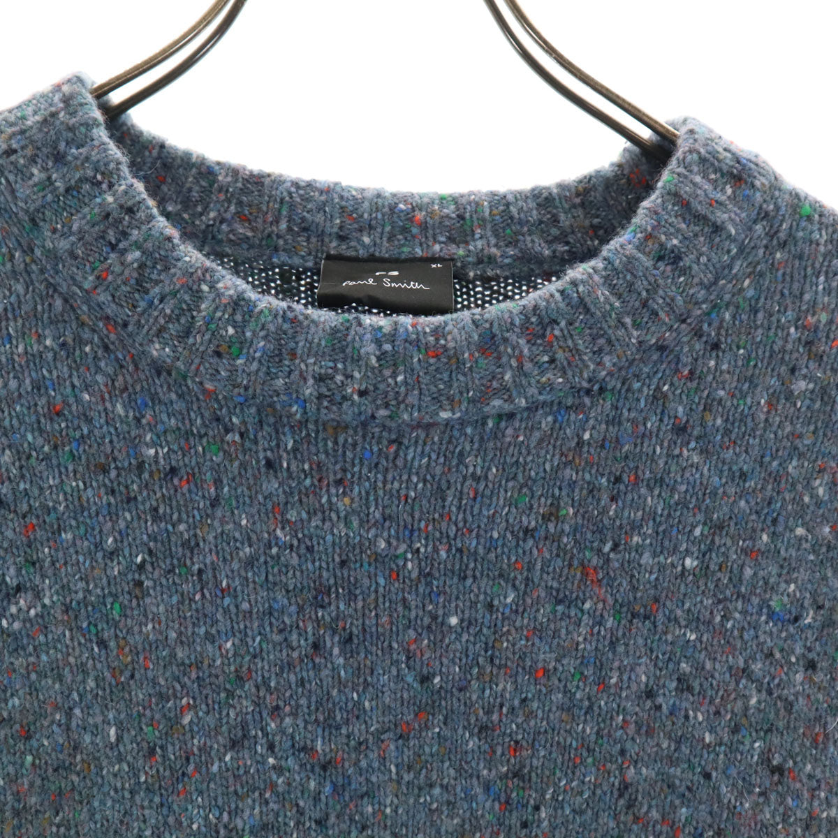 PS Paul Smith ピーエスポールスミス ウールブレンド 長袖 セーター XL ブルー系 ニット メンズ