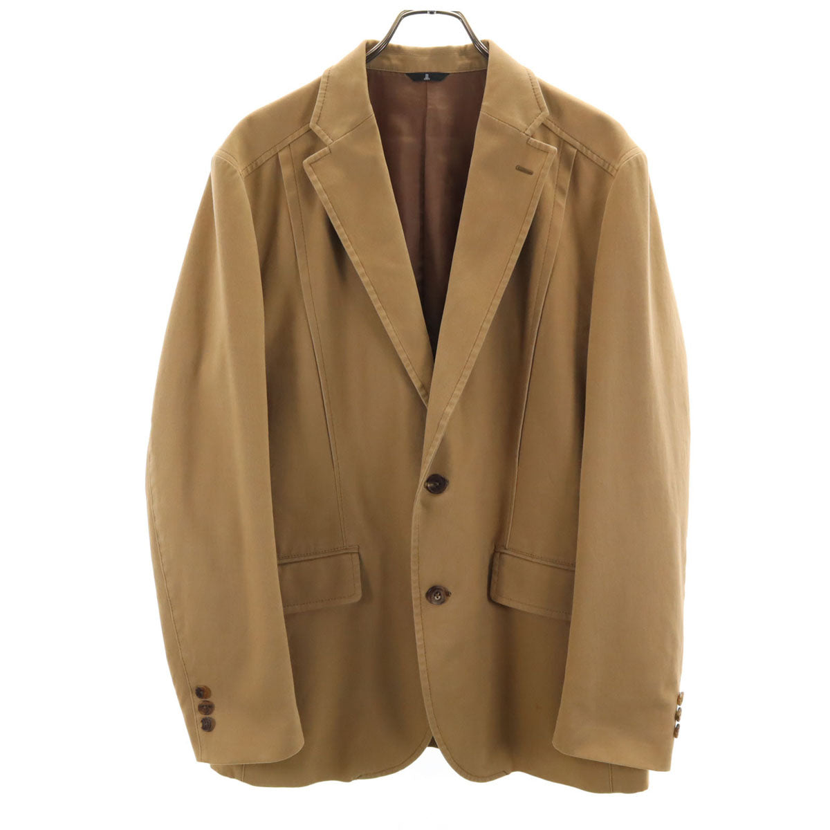 LANVIN ランバン 日本製 テーラードジャケット 50 ベージュ メンズ