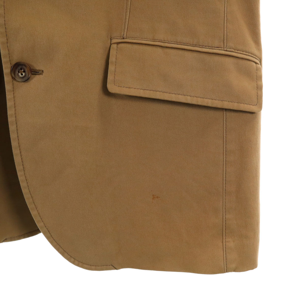 LANVIN ランバン 日本製 テーラードジャケット 50 ベージュ メンズ