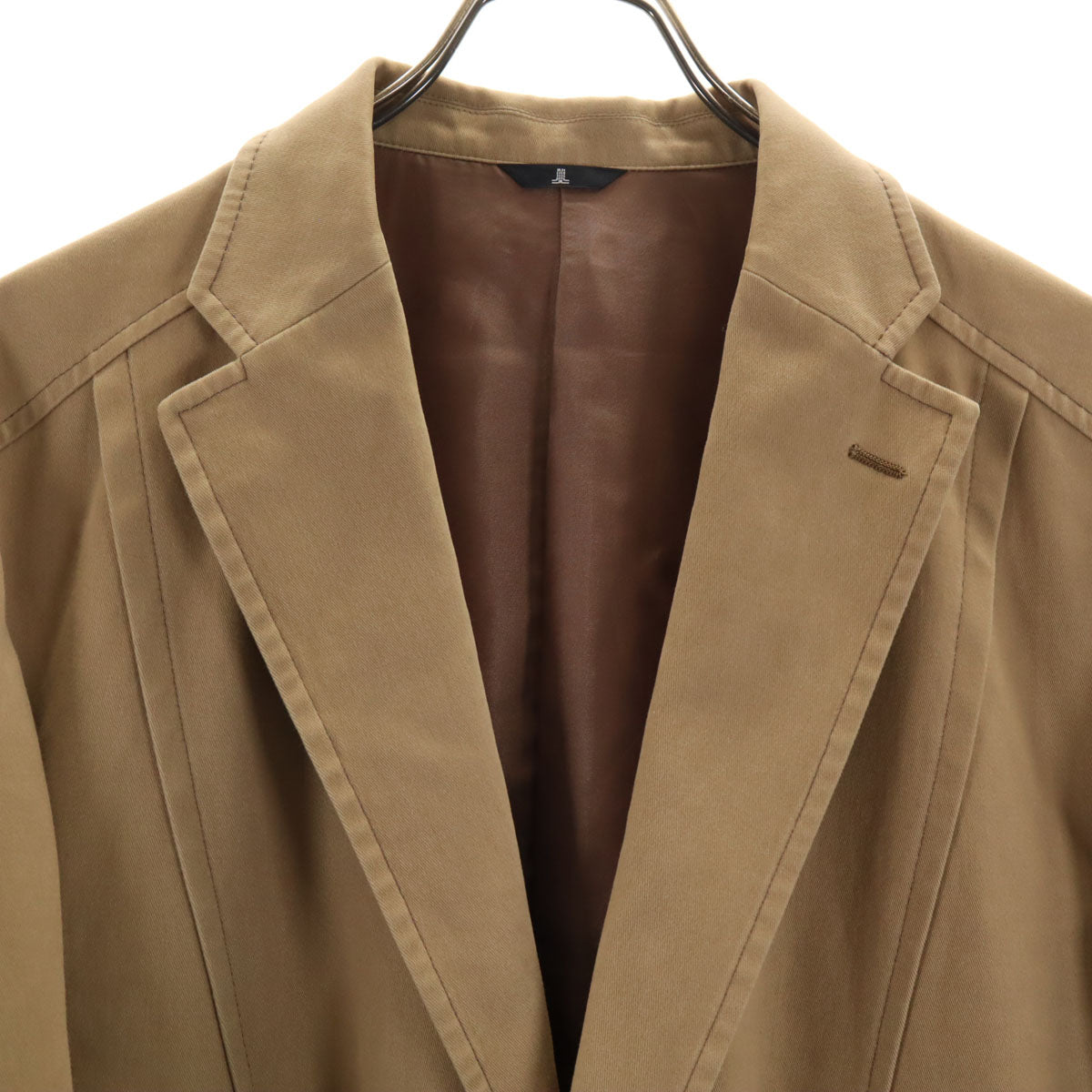 LANVIN ランバン 日本製 テーラードジャケット 50 ベージュ メンズ