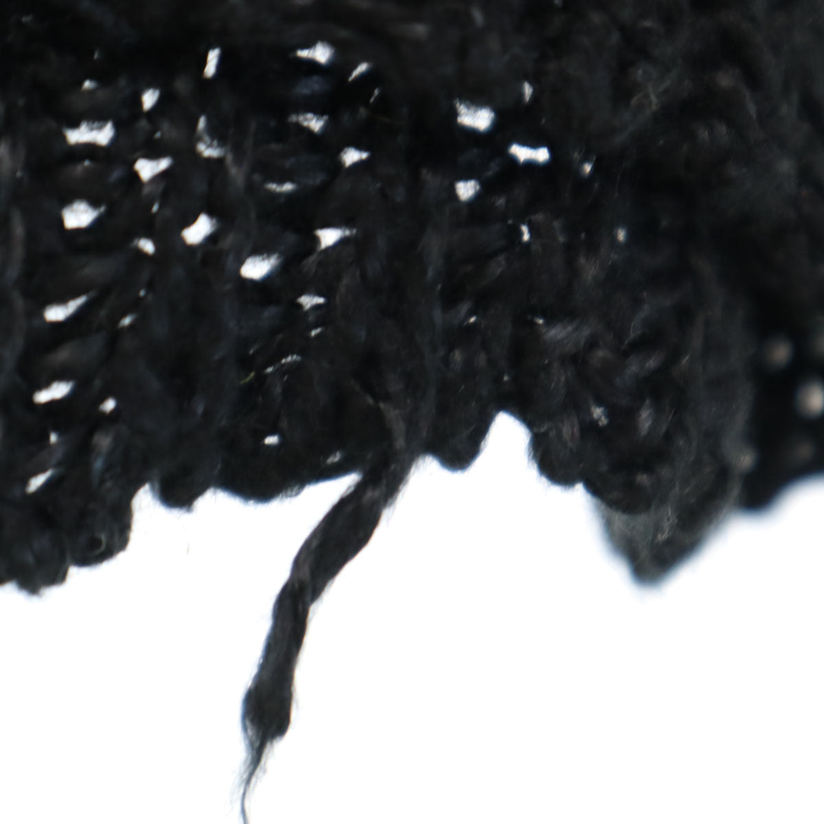 BURBERRY LONDON バーバリーロンドン リネン 長袖 Vネック ニット 1 ブラック 三陽商会 セーター レディース