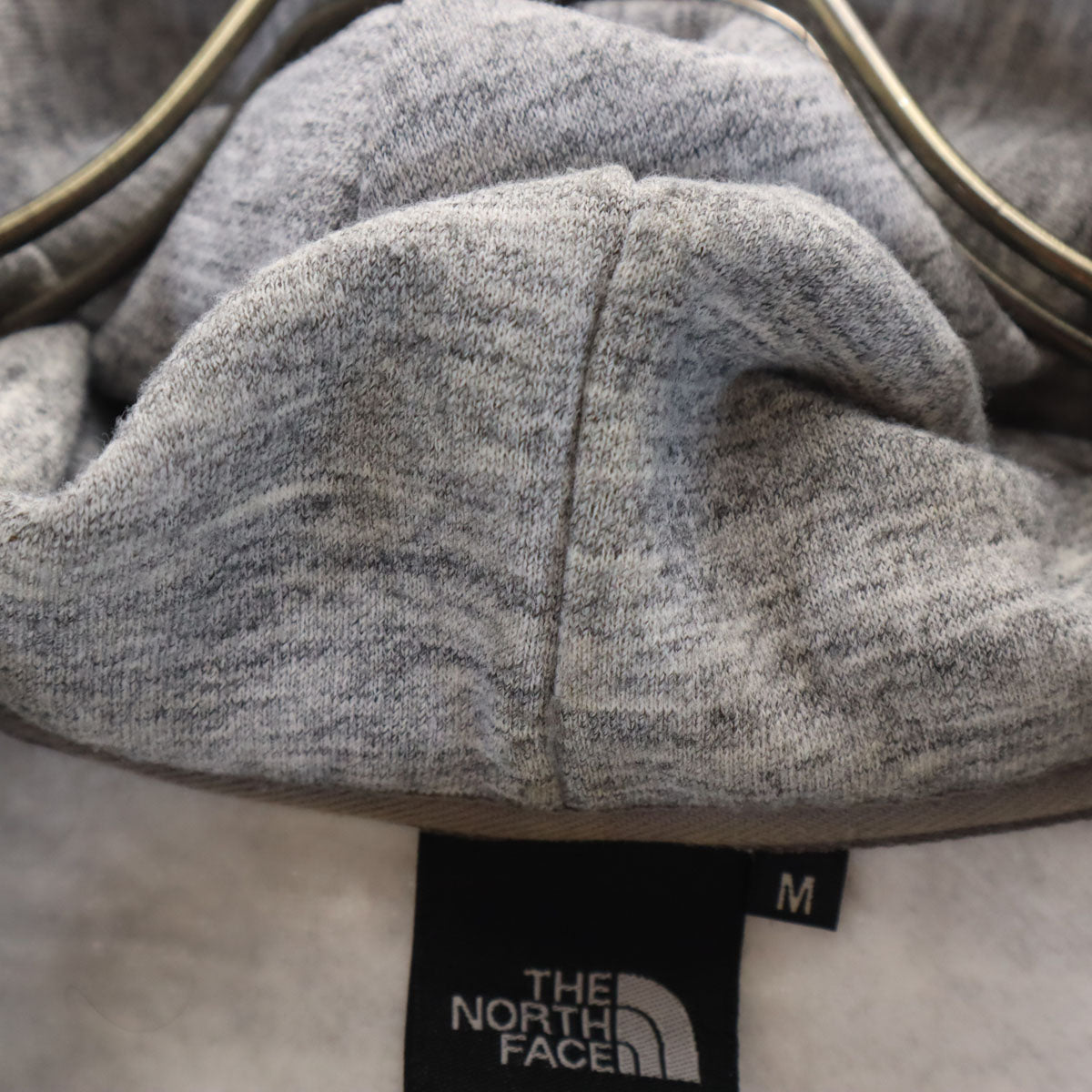 THE NORTH FACE ノースフェイス 長袖 スウェット ジップパーカー M グレー NTW61553 アウトドア 裏起毛 レディース