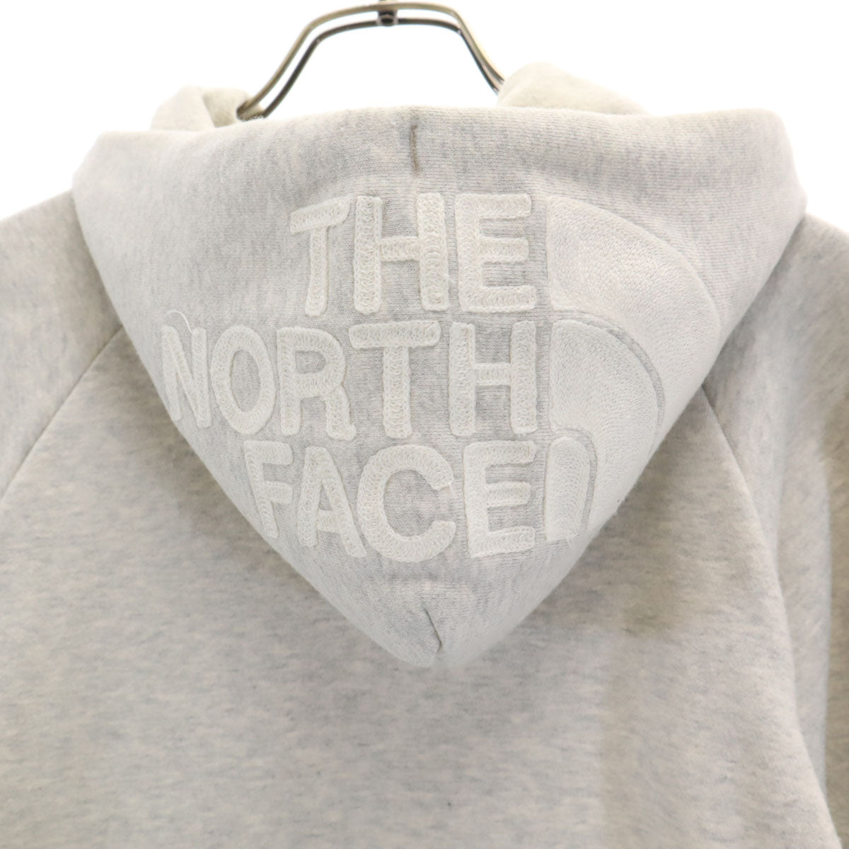 THE NORTH FACE ノースフェイス 長袖 リアビュー スウェット ジップパーカー S グレー NTW11755 アウトドア 裏起毛 レディース