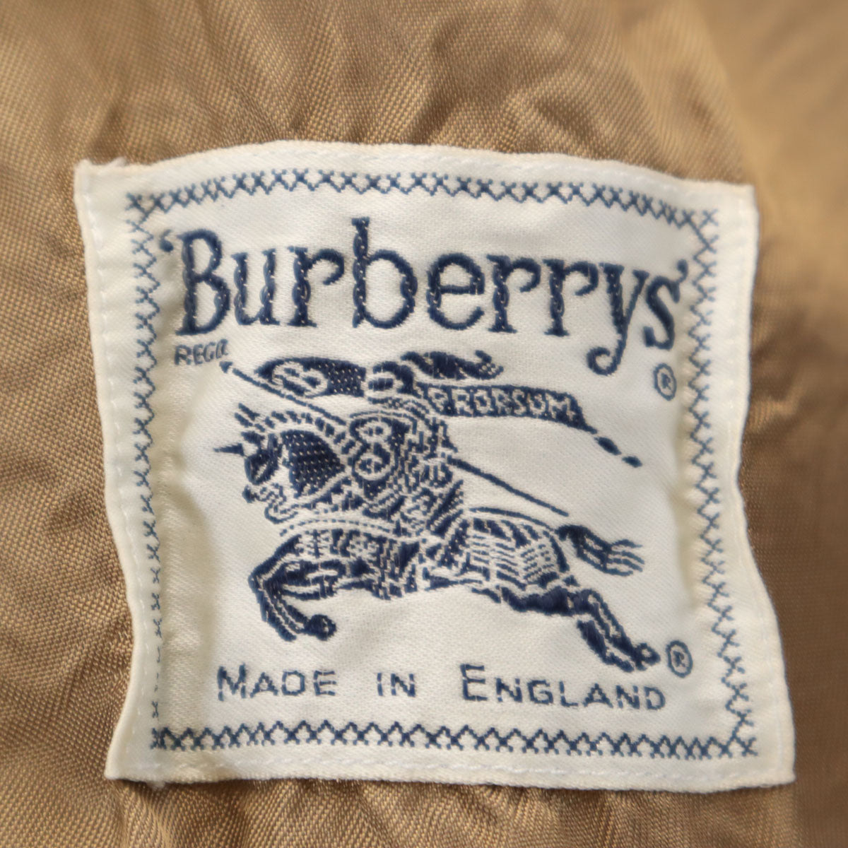 Burberrys バーバリーズ 90s 英国製 オールド ダブル テーラードジャケット 14R ブラウン レディース