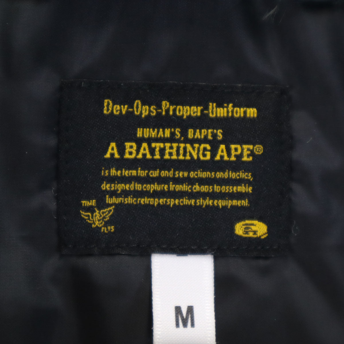 A BATHING APE アベイシングエイプ フライトジャケット M ブラック系 メンズ