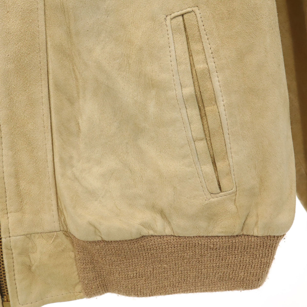 Reed Sportswear 70s ヴィンテージ レザージャケット ベージュ系 メンズ