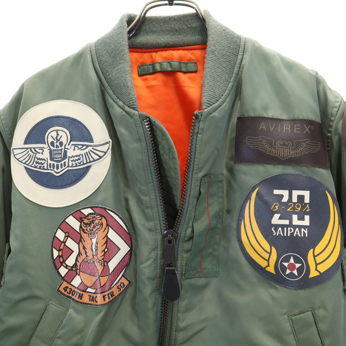 AVIREX アビレックス MA-1 フライトジャケット M カーキ メンズ
