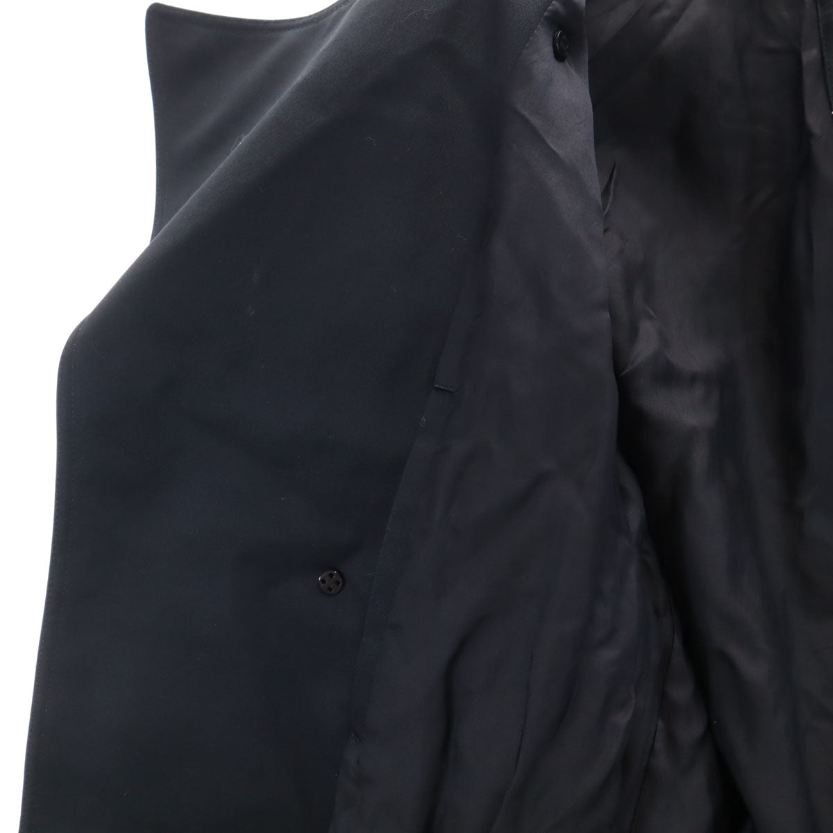 LAD MUSICIAN ラッドミュージシャン 日本製 ショート トレンチコート 44 ネイビー メンズ