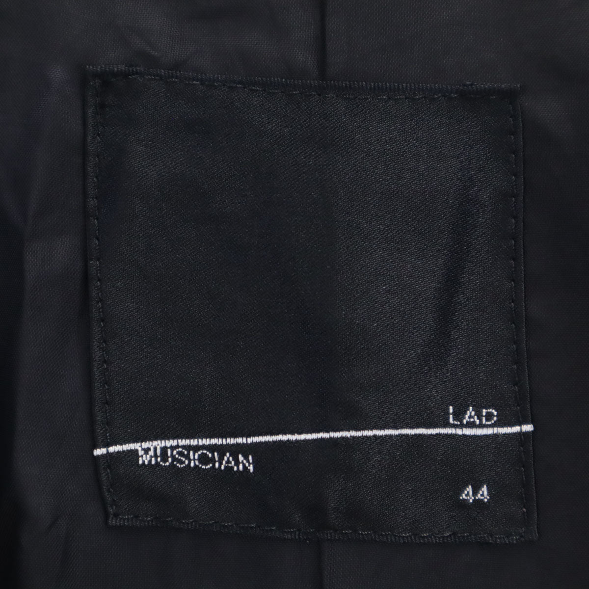 LAD MUSICIAN ラッドミュージシャン 日本製 ショート トレンチコート 44 ネイビー メンズ