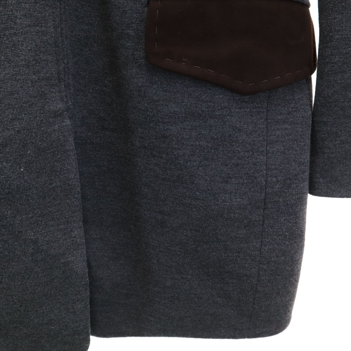 GUCCI グッチ イタリア製 ウールブレンド コート 40 グレー系 レディース