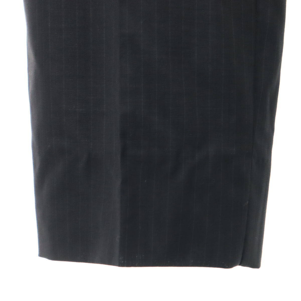 HUGO BOSS ヒューゴボス ストライプ柄 スーツ 上下 セットアップ 52 ブラック メンズ