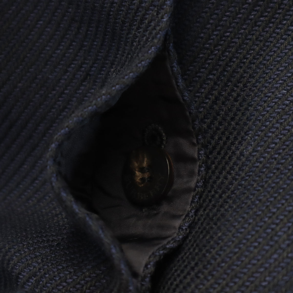 BURBERRY バーバリー シルクブレンド スカートスーツ 上下 セットアップ 42/38 ネイビー 三陽商会 レディース