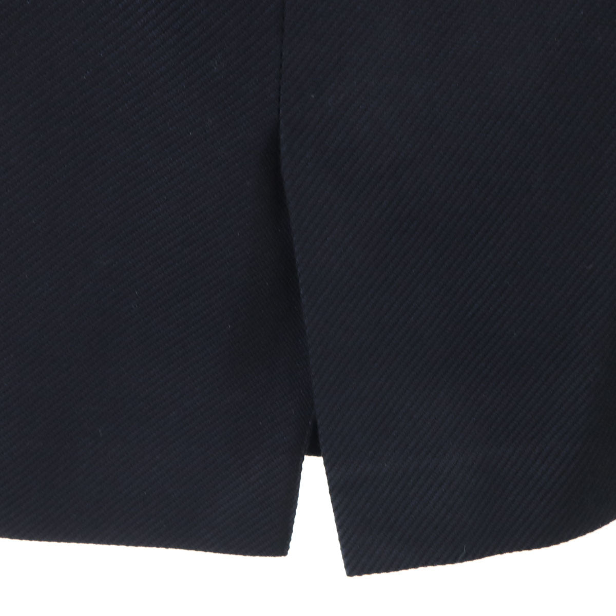 BURBERRY バーバリー シルクブレンド スカートスーツ 上下 セットアップ 42/38 ネイビー 三陽商会 レディース