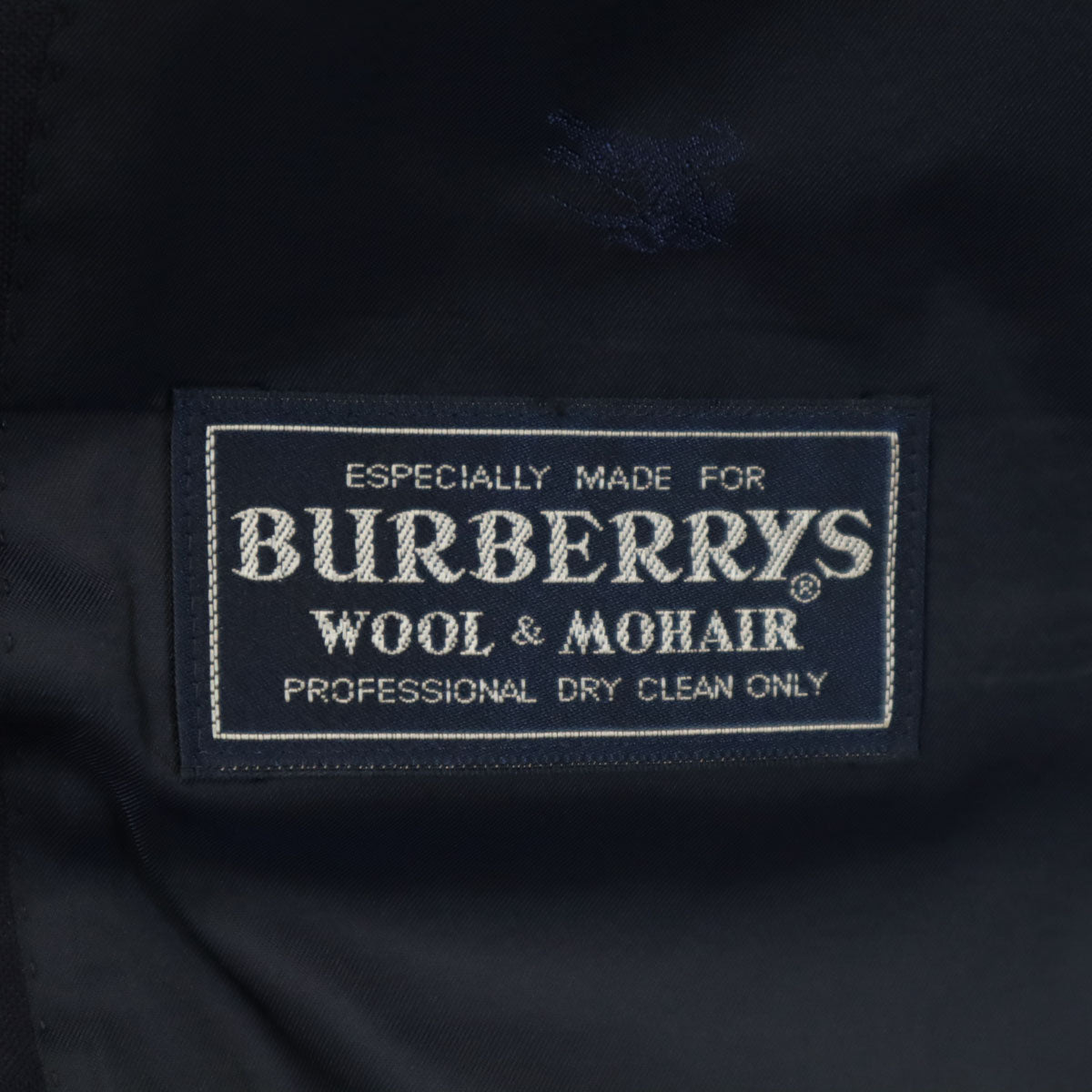 Burberrys バーバリーズ 90s ウール オールド スーツ 上下 セットアップ A6/85 ネイビー メンズ