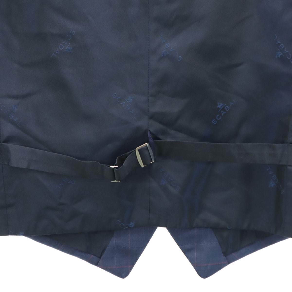 SCABAL スキャバル 日本製 ウール スーツ 上下 セットアップ ネイビー 3ピース メンズ