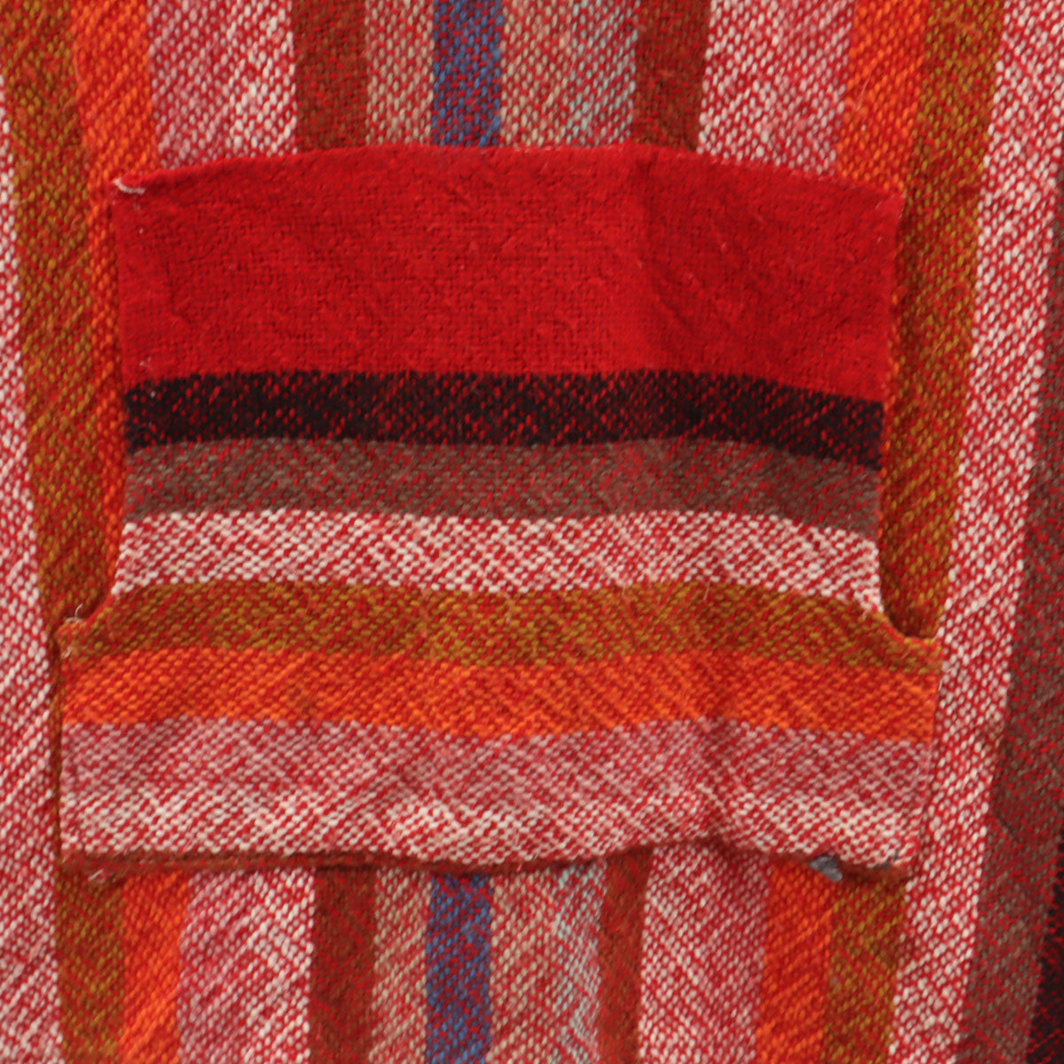 80s 90s オールド ストライプ柄 長袖 メキシカン パーカー XL レッド メンズ