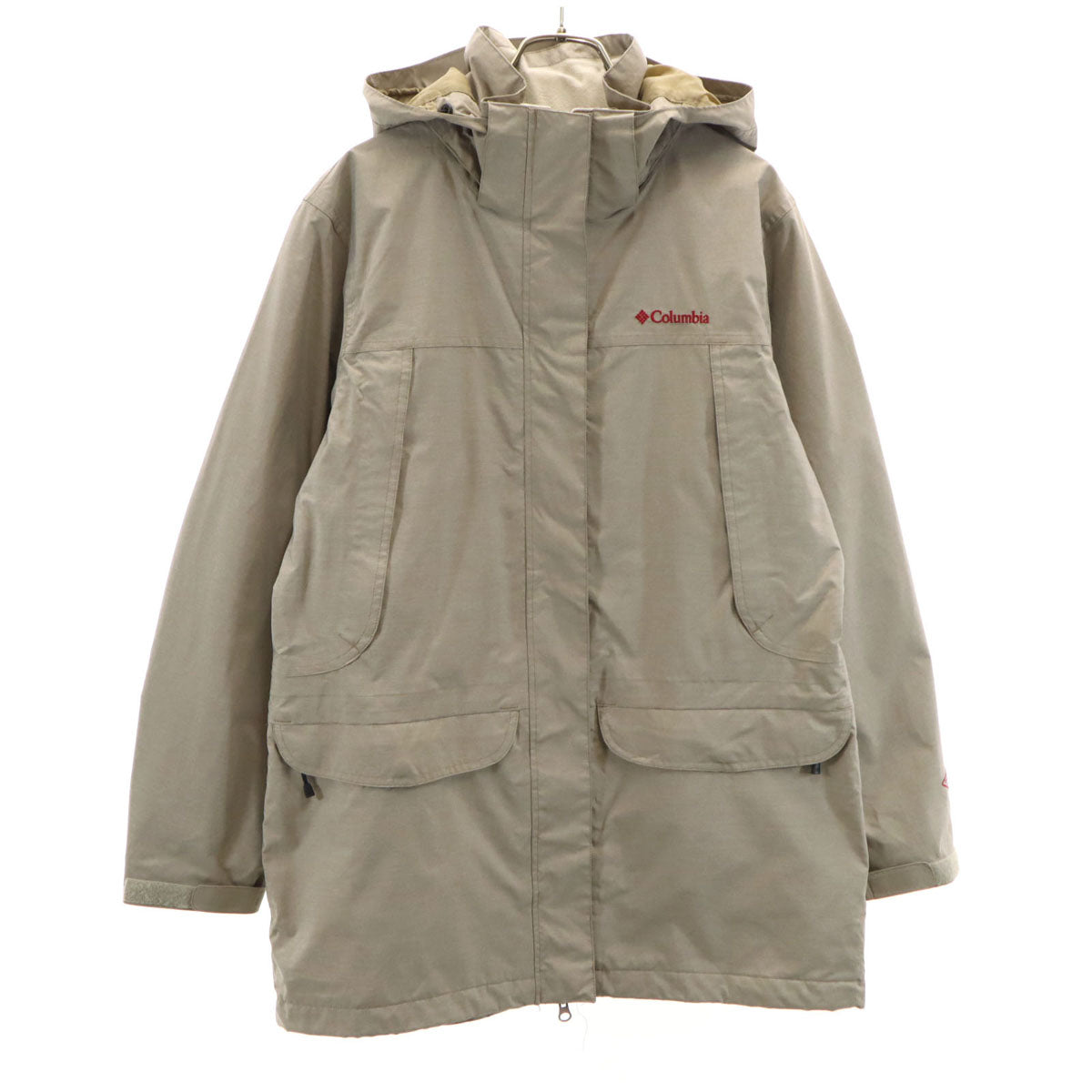 Columbia コロンビア バーティカルグライド ジャケット XL グレージュ アウトドア レディース