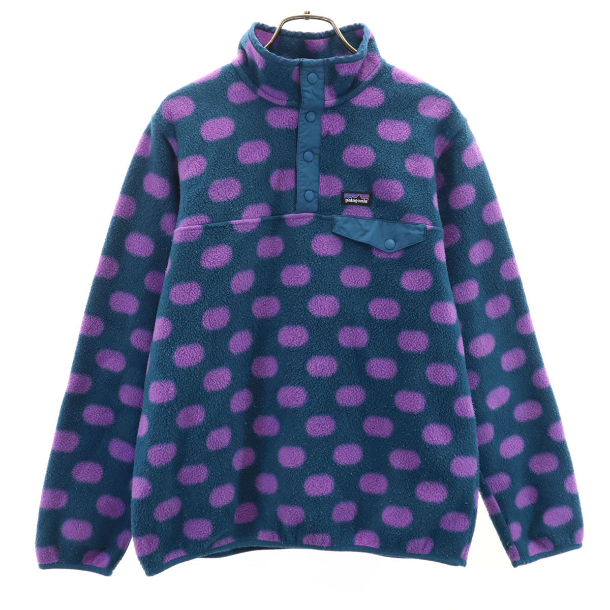 patagonia パタゴニア シンチラ スナップT フリースジャケット XXL 16-18 青紺 65545FA15 アウトドア プルオーバー キッズ