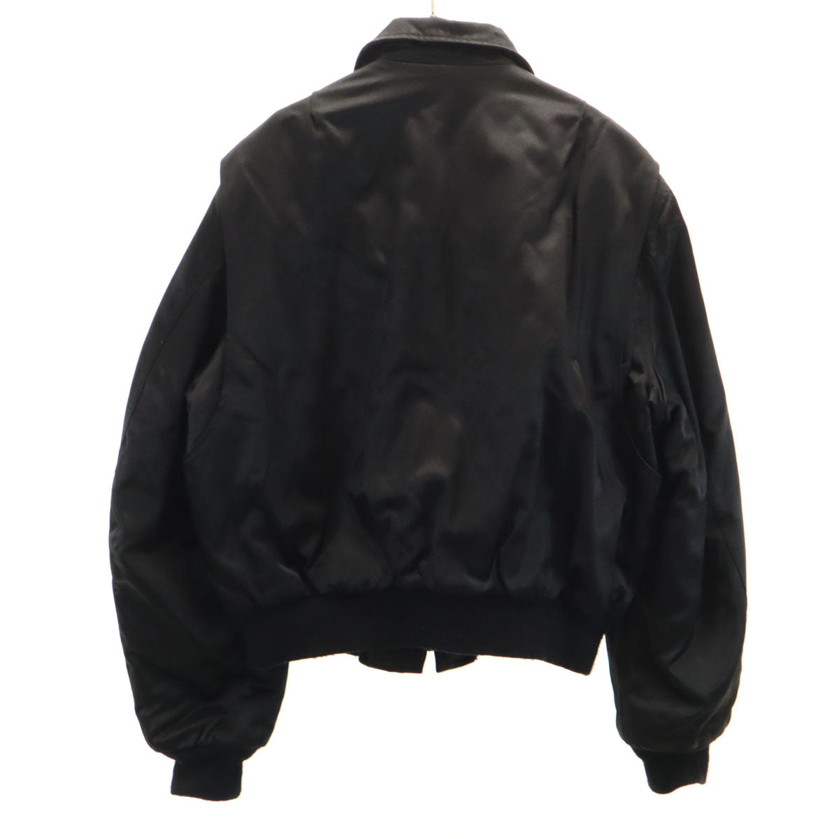 ISS INC 70s USA製 DSA タイタンクロス CWU-55P フライトジャケット L ブラック メンズ