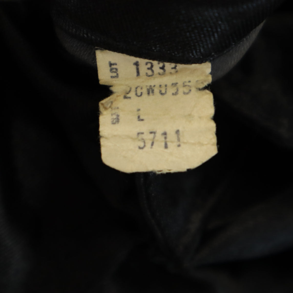 ISS INC 70s USA製 DSA タイタンクロス CWU-55P フライトジャケット L ブラック メンズ