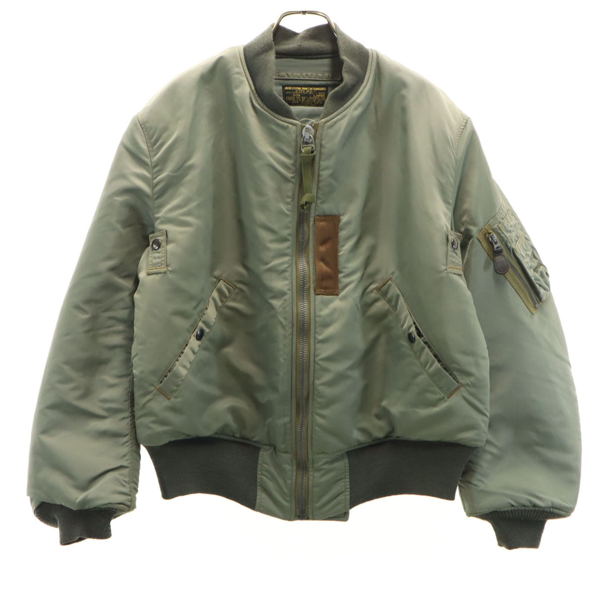 Buzz Rickson's バズリクソンズ MA-1 フライトジャケット L セージグリーン M13411 東洋エンタープライズ 中綿 メンズ