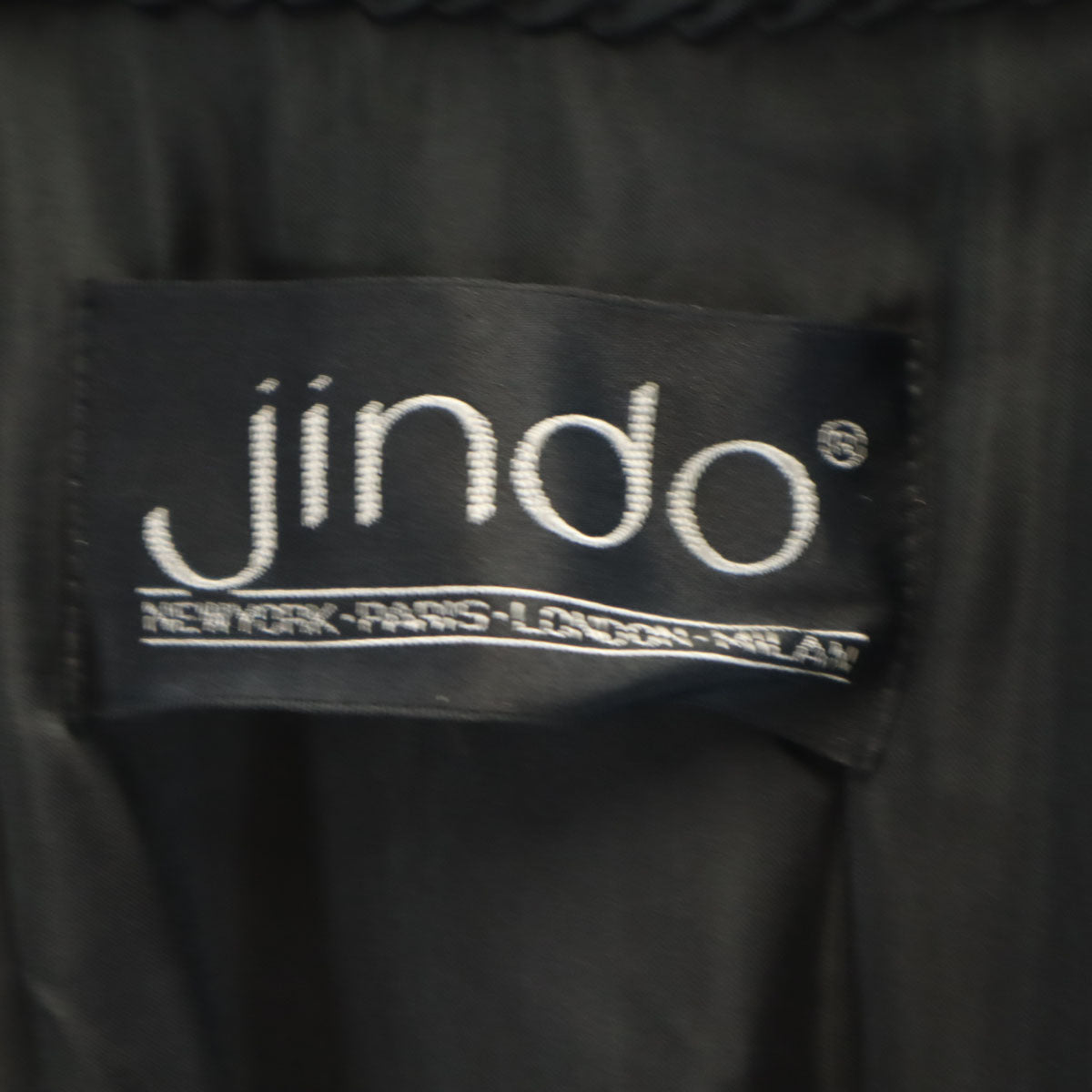 jindo ジンドゥー サガミンク 毛皮コート ダークブラウン レディース