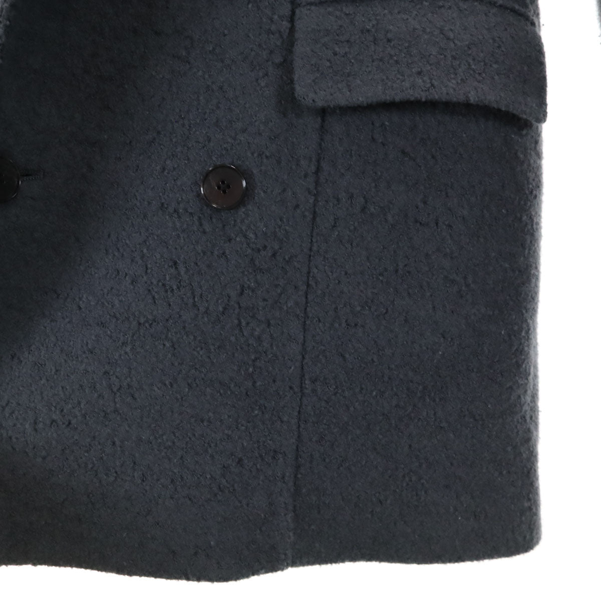 AK+1 エーケー ワン ウール パイル ダブル ジャケット 36 チャコールグレー BEAMS ビームス レディース