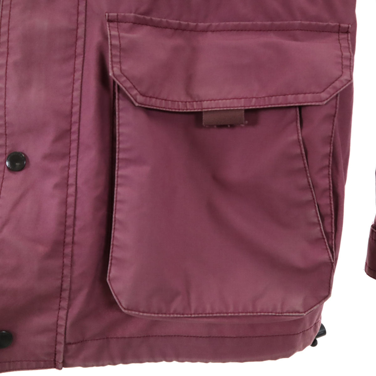 BURBERRY BLACK LABEL バーバリーブラックレーベル マウンテンジャケット L パープル 三陽商会 ライナー付き メンズ