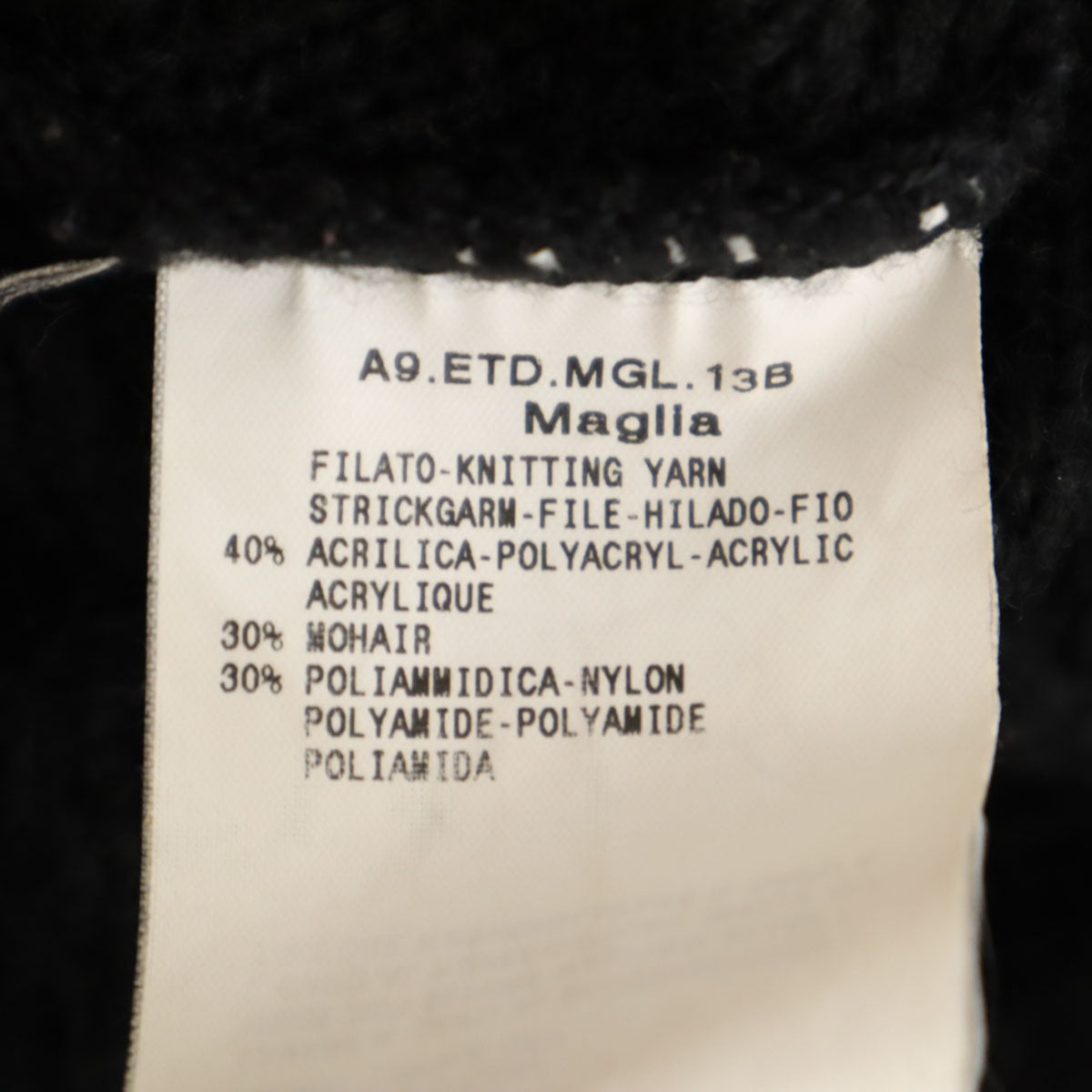 MAX&CO マックスアンドコー イタリア製 長袖 ニット L ブラック レディース