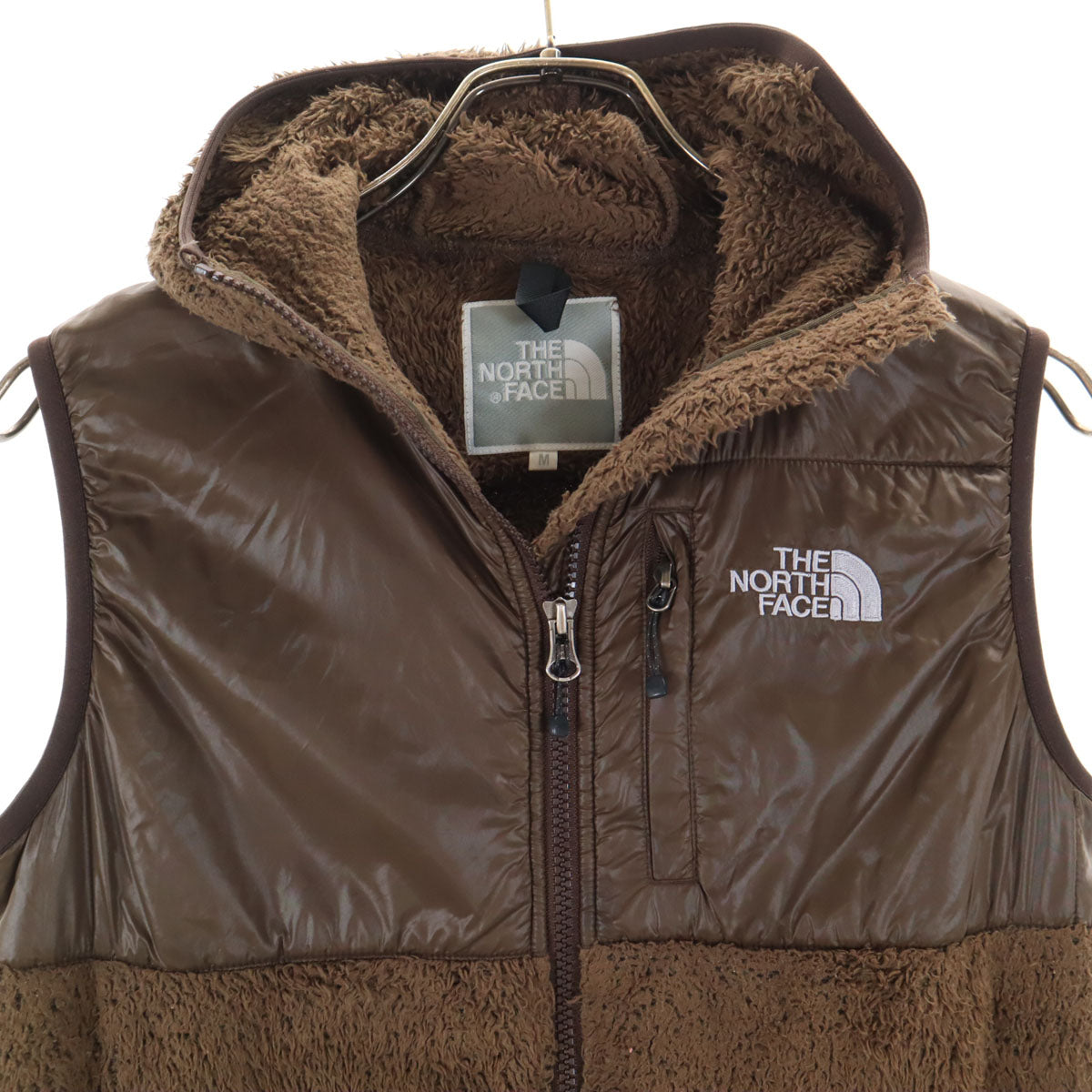 THE NORTH FACE ザノースフェイス フルジップ ベスト M ブラウン アウトドア NAW45004 レディース