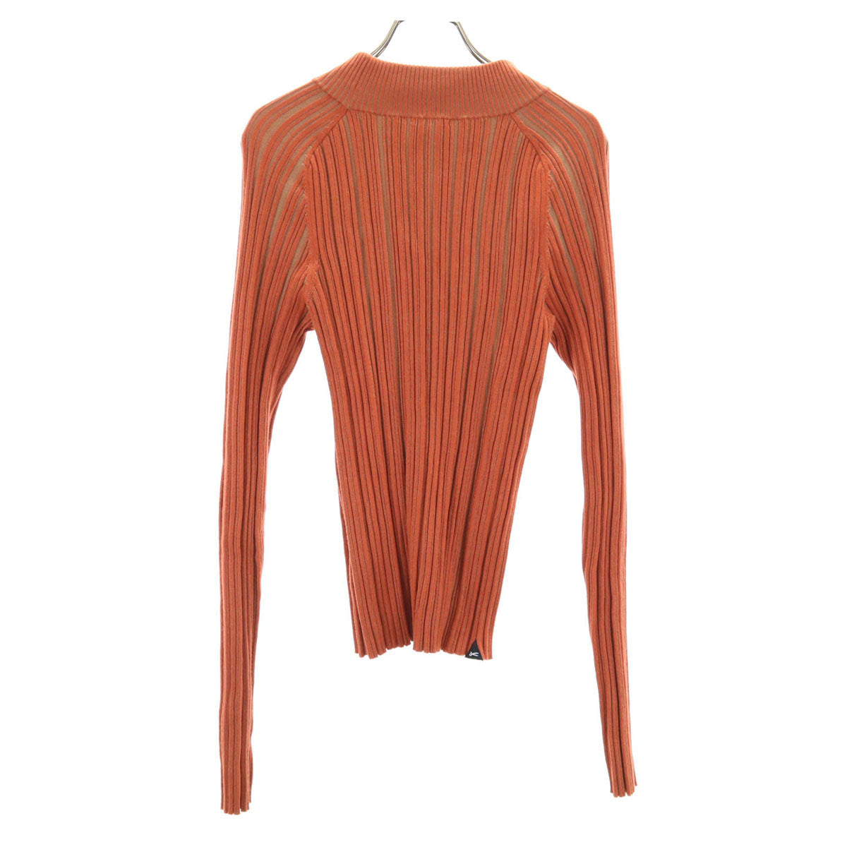 DENHAM デンハム ウールブレンド 長袖 セーター F オレンジ ニット レディース