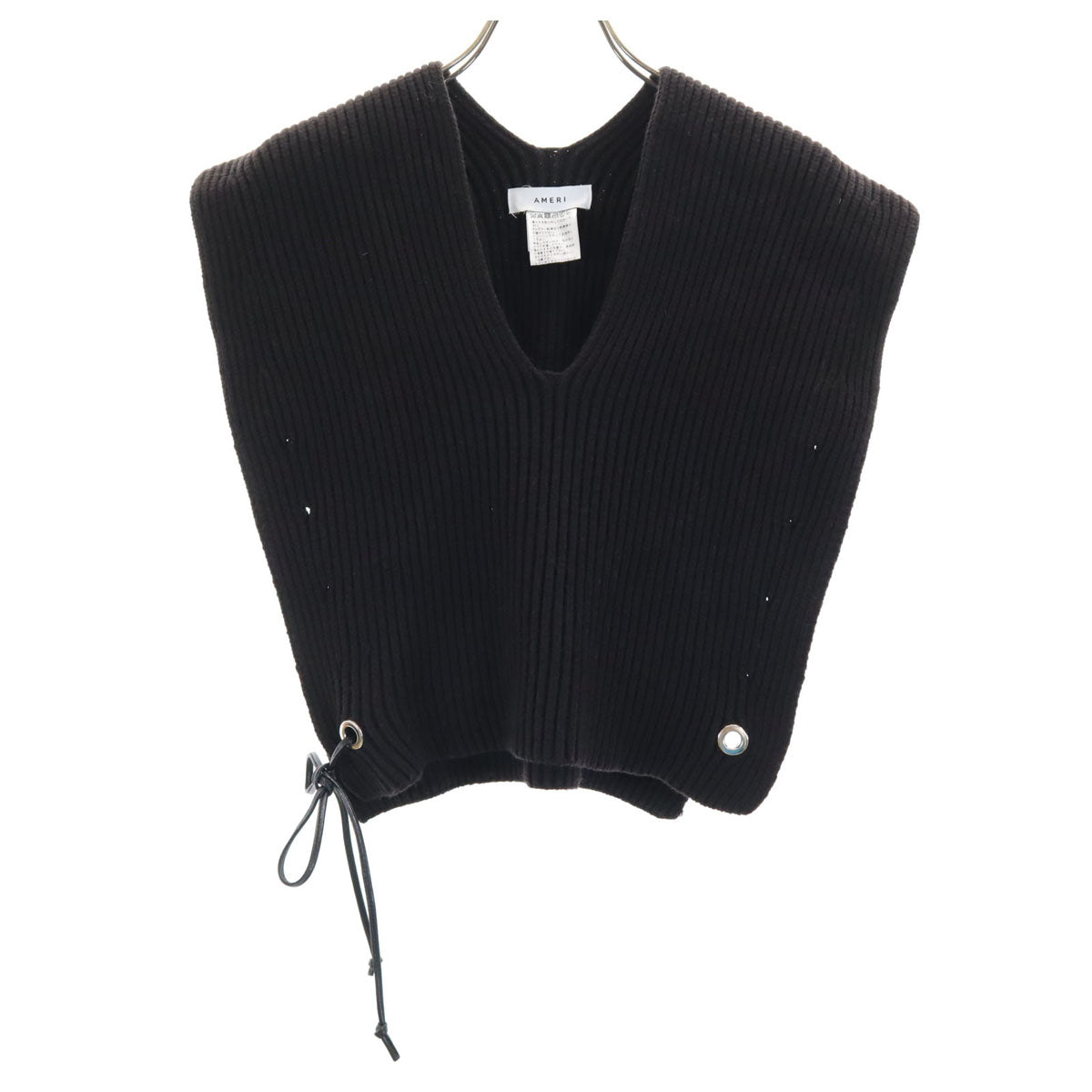 AMERI UNDRESSED アメリ ニットベスト F ブラック レディース