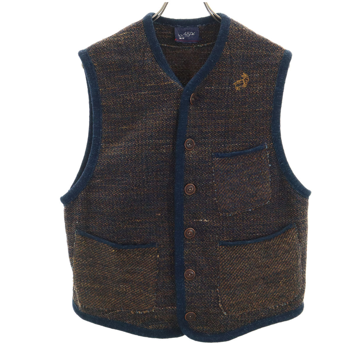 45R フォーティファイブアール 日本製 ベスト ブラウン系 メンズ