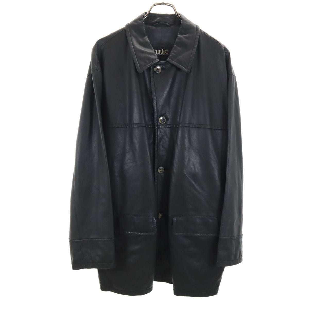 CHRIST ドイツ製 レザージャケット 52 ブラウン系 メンズ