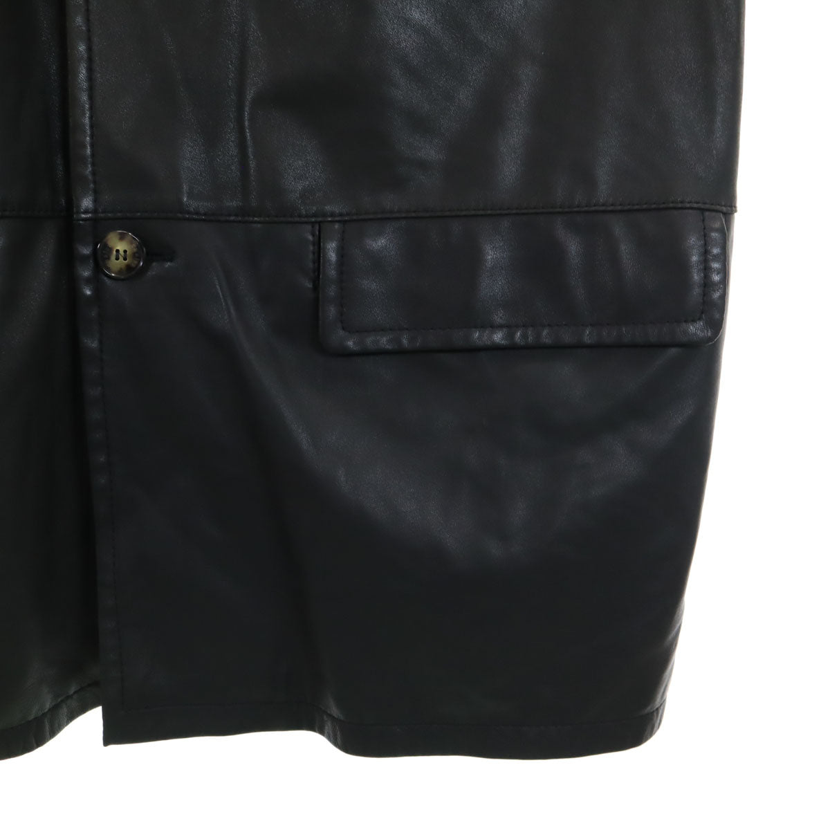 CHRIST ドイツ製 レザージャケット 52 ブラウン系 メンズ