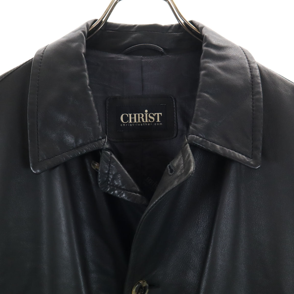 CHRIST ドイツ製 レザージャケット 52 ブラウン系 メンズ
